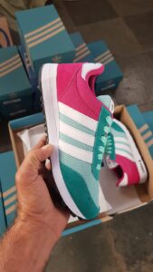 Adidas Neo - Azul Capri, Rosa e Branco