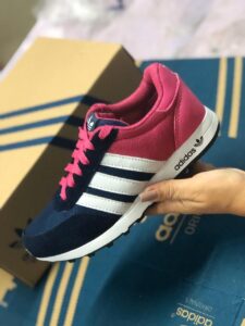 Adidas Neo - Azul com Rosa