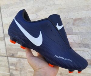 Nike Phantom VSN Chuteira Campo - Azul Marinho com Laranja