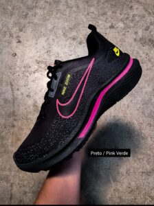 Nike Zoom - Preto, Pink e Verde Limão